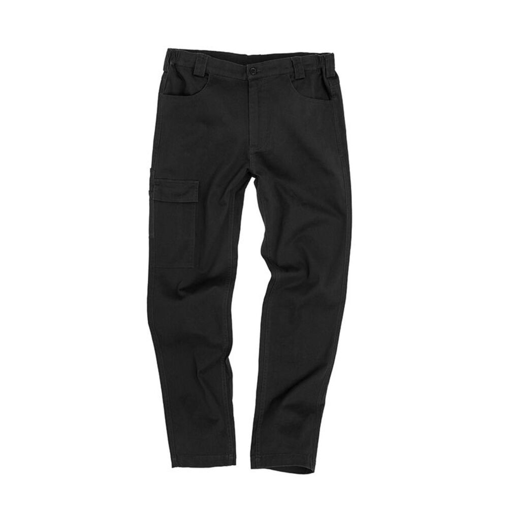 Result Mens Work Guard Stretch Slim Chinos / Black